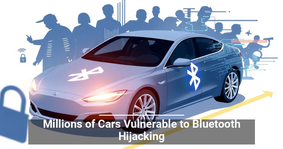 Millions of Cars Vulnerable to Bluetooth Hijacking